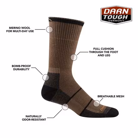 William Jarvis Boot Full Cushion Sock - Men's