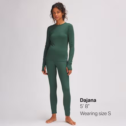 Lightweight Poly Crew Baselayer - Women's