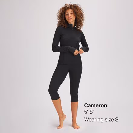 Lightweight Poly Calf-Length Baselayer Bottom - Women's