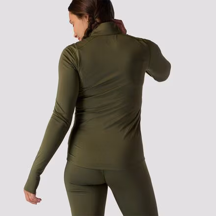 Lightweight Poly 1/4-Zip Baselayer Top - Women's