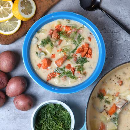 Smoked Sockeye Salmon Chowder