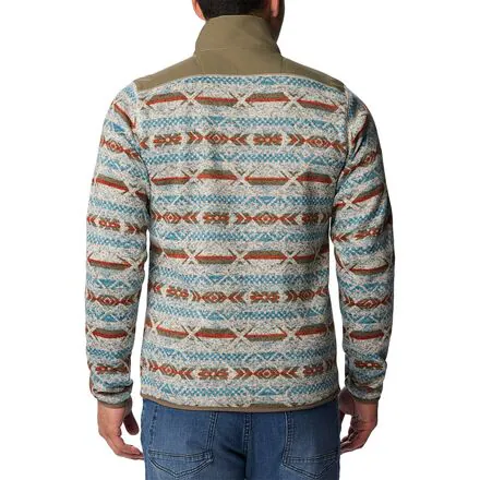 Sweater Weather II Printed 1/2-Zip Fleece - Men's