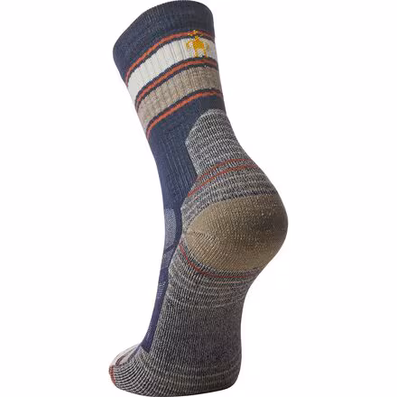 Performance Hike Light Cushion Striped Mid Crew Sock