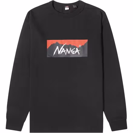Eco Hybrid Box Logo Long-Sleeve T-Shirt - Men's