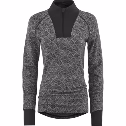 Voss Cashmere Mix 1/2-Zip Top - Women's