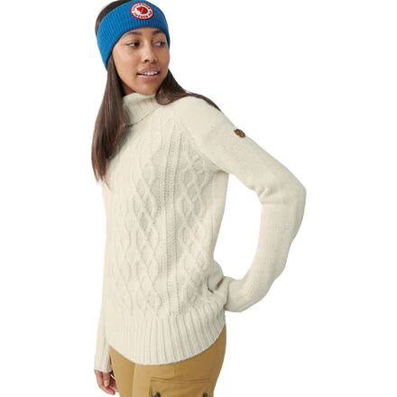 Ovik Cable Knit Roller Neck Sweater - Women's