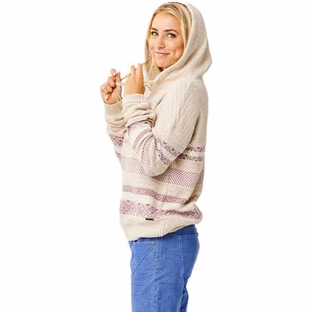 Stowe Hooded Fairisle Sweater - Women's