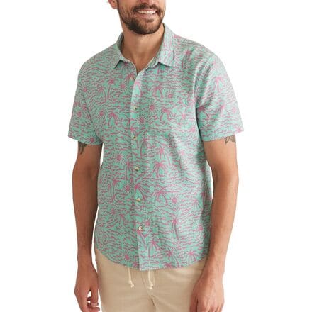 Selvage Stretch Short-Sleeve Shirt - Men's