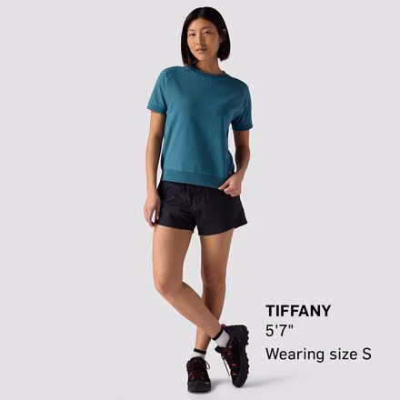 Vintage Gym Short-Sleeve Sweatshirt - Women's