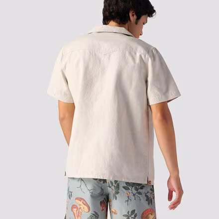 Textured Cotton Short-Sleeve Button Up - Men's