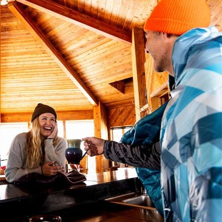 Original Puffy 1-Person Blanket - Geo Blue