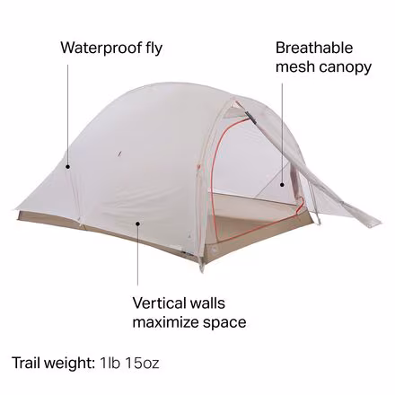 Fly Creek HV UL Solution Dye Tent: 2-Person 3-Season