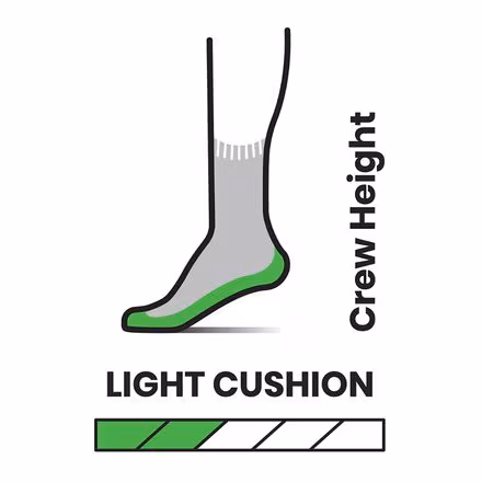 Hike Light Cushion Striped Crew Sock - Kids'