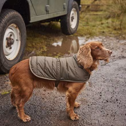 Baffle Quilted Dog Coat