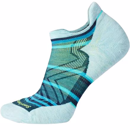 Run Targeted Cushion Stripe Low Ankle Sock - Women's