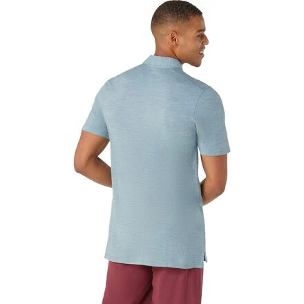 Merino Hemp Blend Short-Sleeve Polo Shirt - Men's