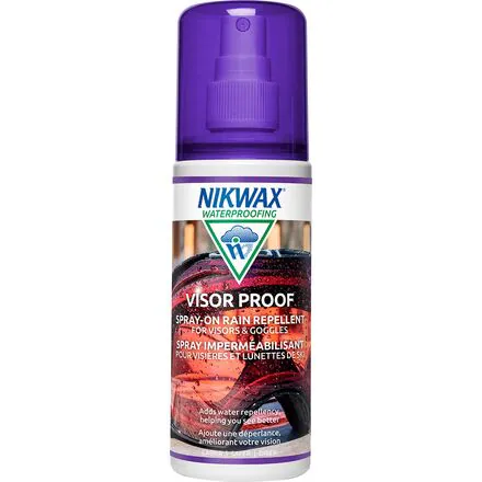 Visor Proof Spray-On Waterproofing for Lenses