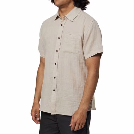 Alan Solid Short-Sleeve Shirt - Men's