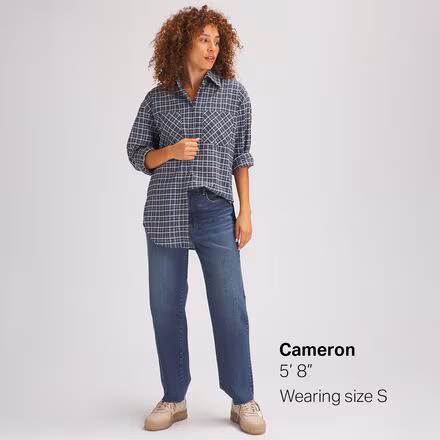 Long Sleeve Plaid Shirt - Women's