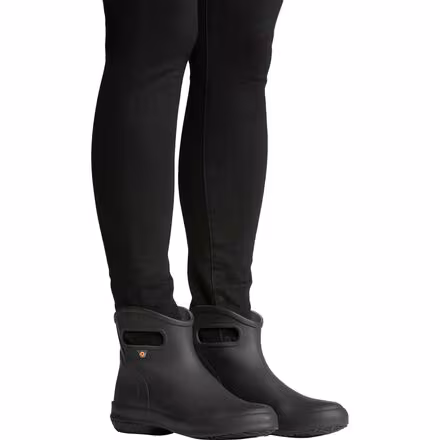 Patch Solid Ankle Boot - Women's