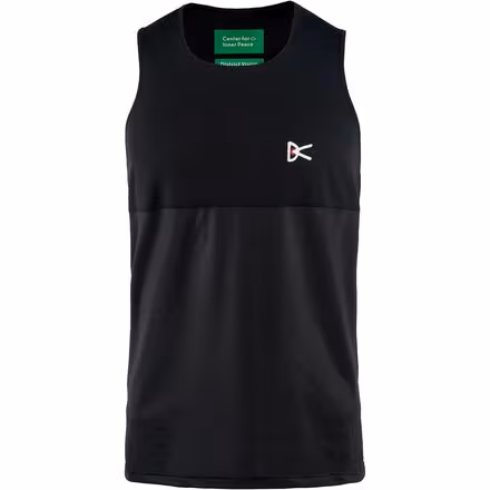 Paneled Mesh Singlet Tank Top - Men's