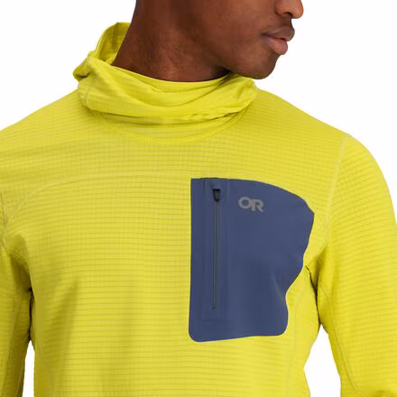 Vigor Grid Fleece Pullover Hoodie - Men's