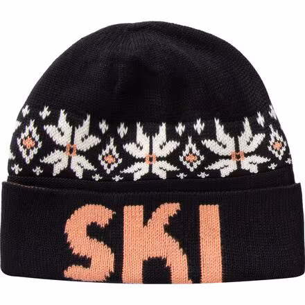 Intarsia Ski Hat - Women's