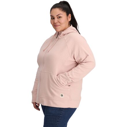 Mega Trail Mix Fleece Full Zip Hoodie - Plus - Women's