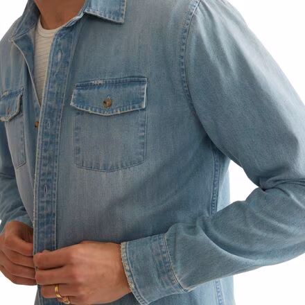 Long-Sleeve Classic Denim Shirt - Men's