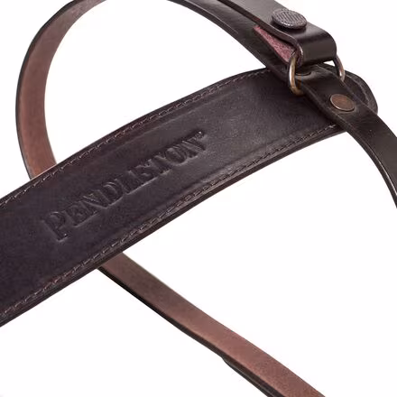 Premium Leather Blanket Carrier