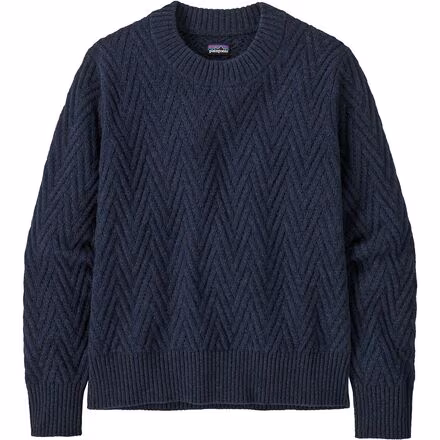 Recycled Wool Crewneck Sweater - Women's