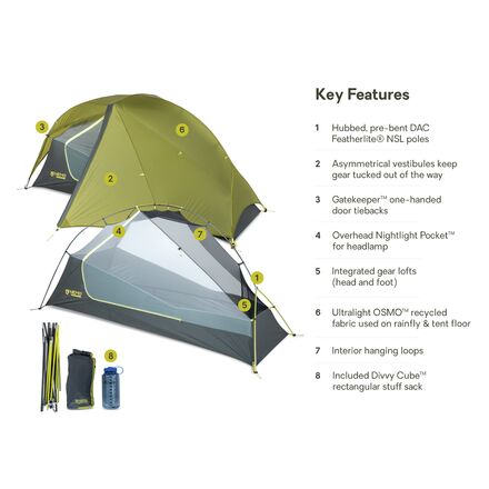 Dragonfly OSMO Tent: 1-Person 3-Season