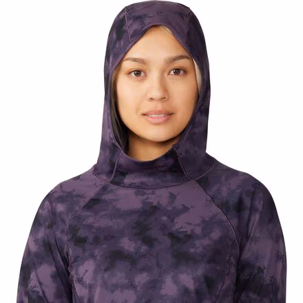 Mountain Stretch Long-Sleeve Hooded Top - Women's
