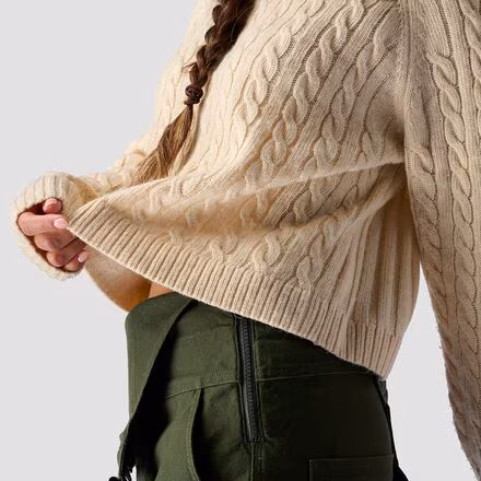 Cable Crewneck Sweater - Women's