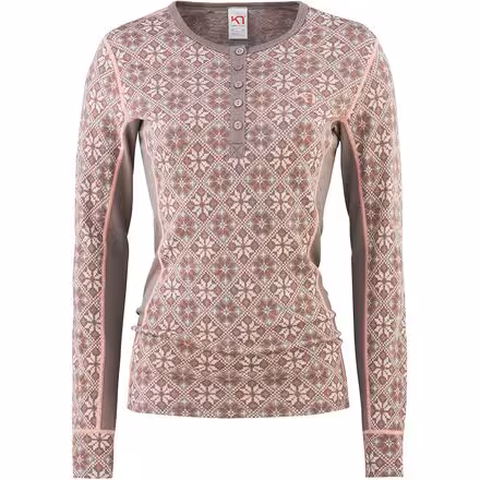 Rose Long-Sleeve Crew Top - Women's