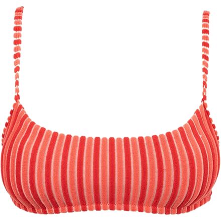 Terry Sands Stripe Crop Bikini Top - Women's