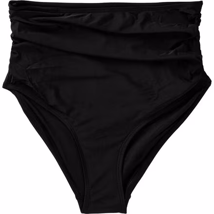 Ruched High Rise Bikini Bottom - Women's
