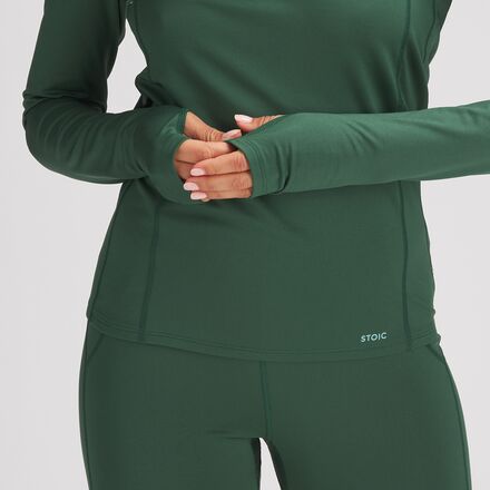 Lightweight Poly 1/4-Zip Baselayer Top - Women's