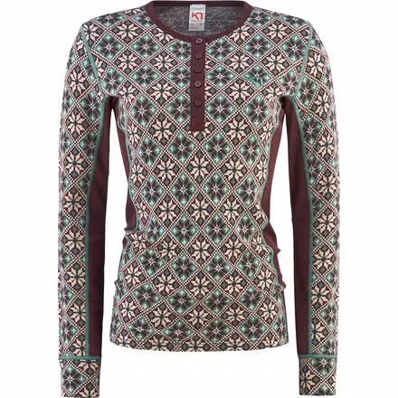 Rose Long-Sleeve Crew Top - Women's