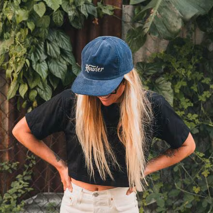 Script Unstructured Snapback Hat