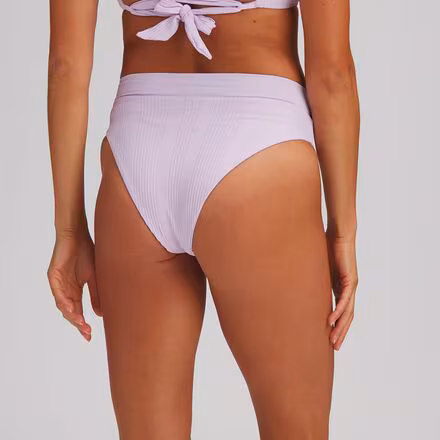 Pointelle Rib Court Bikini Bottom - Women's