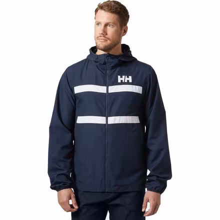 Salt Stripe Windbreaker Jacket - Men's