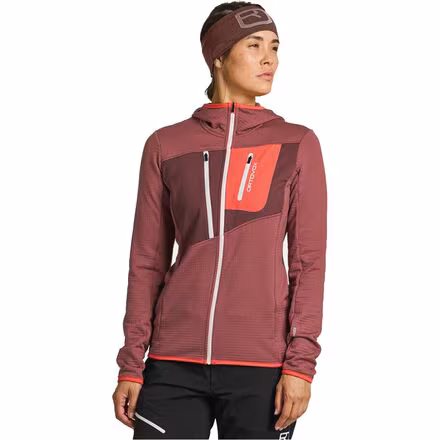 Fleece Grid Hoodie - Women's