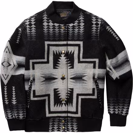 Jacquard Bomber Jacket - Women's