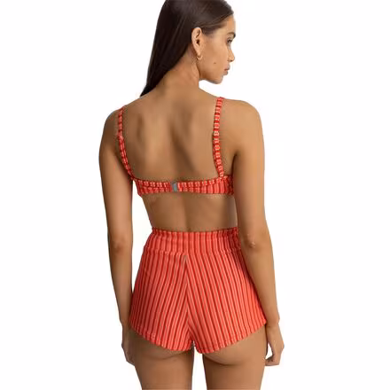 Terry Sands Stripe Crop Bikini Top - Women's