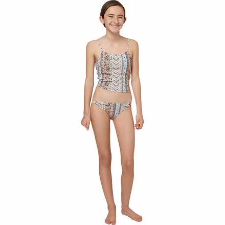Coco Hi-Neck Tankini Swim Set - Girls'