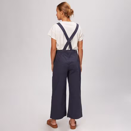 Stand Up Cropped Overalls - Women's
