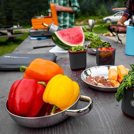 Glacier Stainless Bowl with Handle