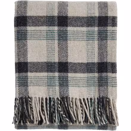 Eco-Wise Wool Washable Fringe Throw Blanket