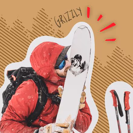 Grizzly Carbon Ski